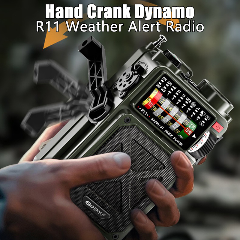 Emergency Radio Solar - Ручная аварийная солнечная Bluetooth уличная сигнализация