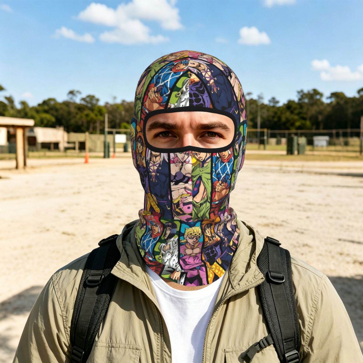 Outdoor Adventure Japan - Балаклава с логотипом Jojo's Bizarre Adventure,