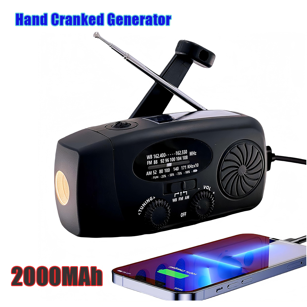Emergency Radio Solar - Многофункциональная портативная рукоятка для генерации энергии,