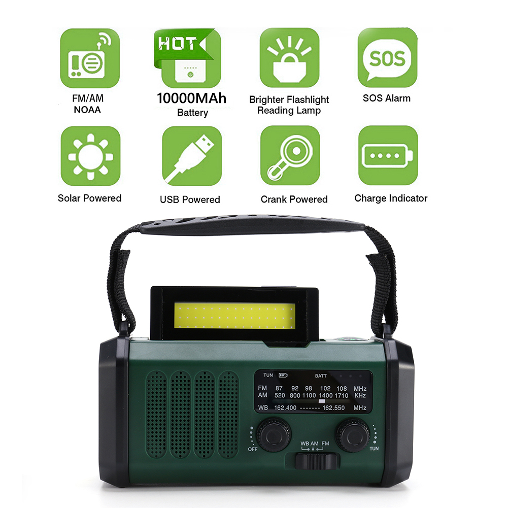 Портативное LED-радио AM/FM/WB – обзор и цена Emergency Radio Solar