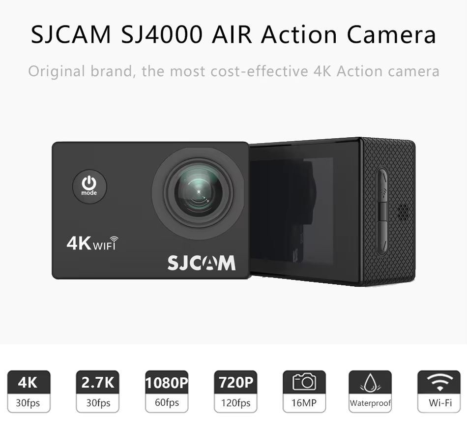 Экшн-камера SJCAM SJ4000 Air с – обзор и цена Outdoor Adventure Images