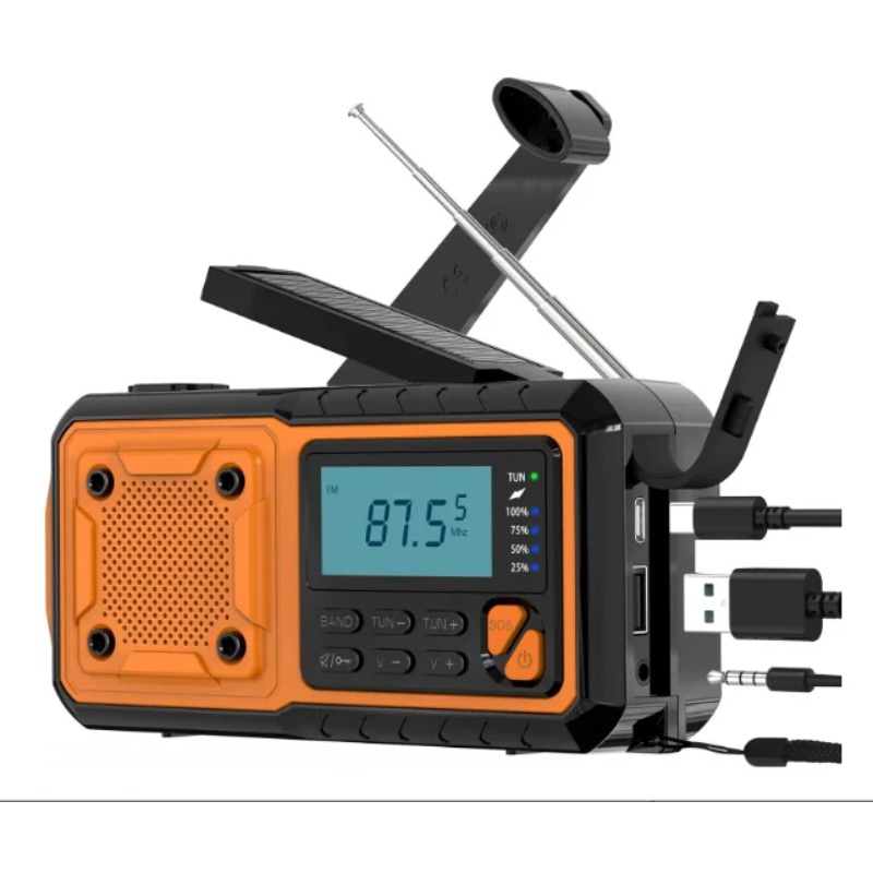 Портативное аварийное радио AM – обзор и цена Emergency Radio Solar