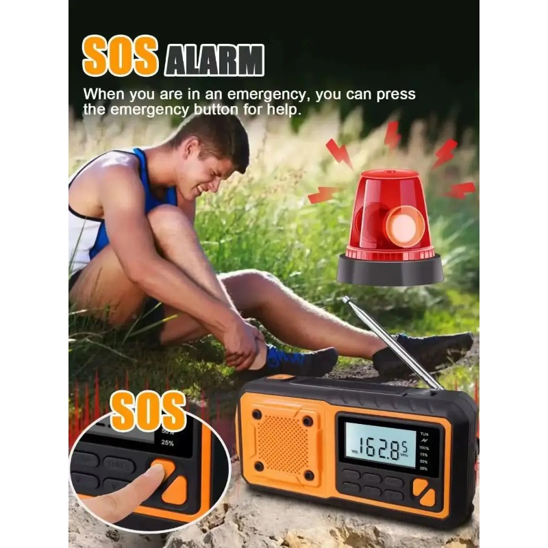 Портативное аварийное радио AM – обзор и цена Emergency Radio Solar
